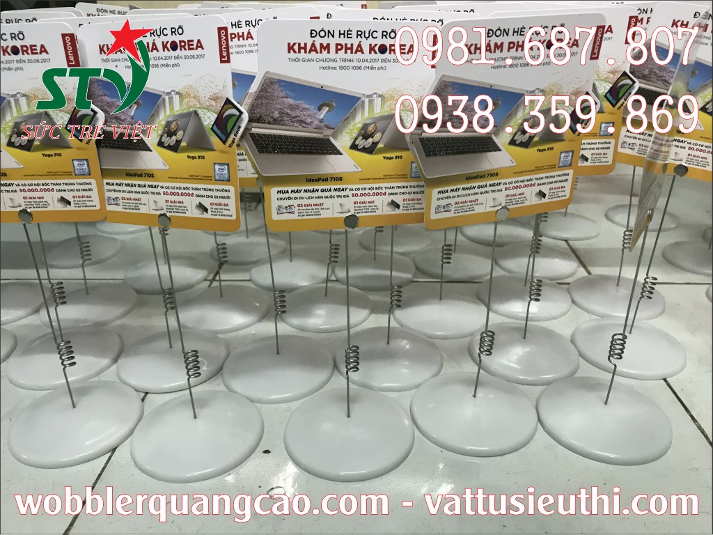 Chuyên sản xuất wobbler quảng cáo giá rẻ