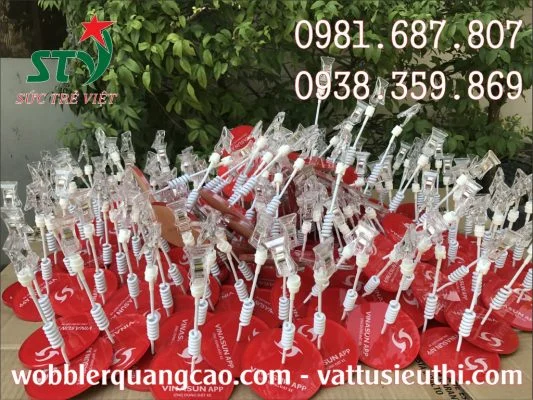 Wobbler để bàn đế mica STV31