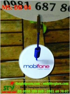 Wobbler để bàn đế mica MS04