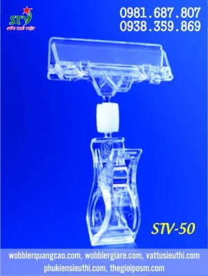 Kẹp mica 2 đầu STV50