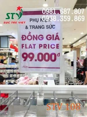 Kẹp bảng giá STV108