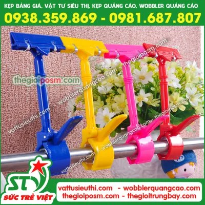 Kẹp bảng giá siêu thị