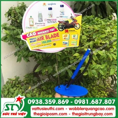 Wobbler để bàn có bút STV6817