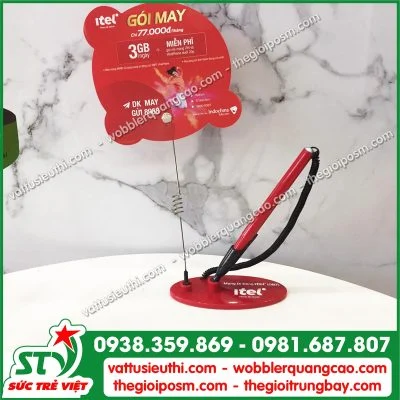 Wobbler để bàn có bút STV6802