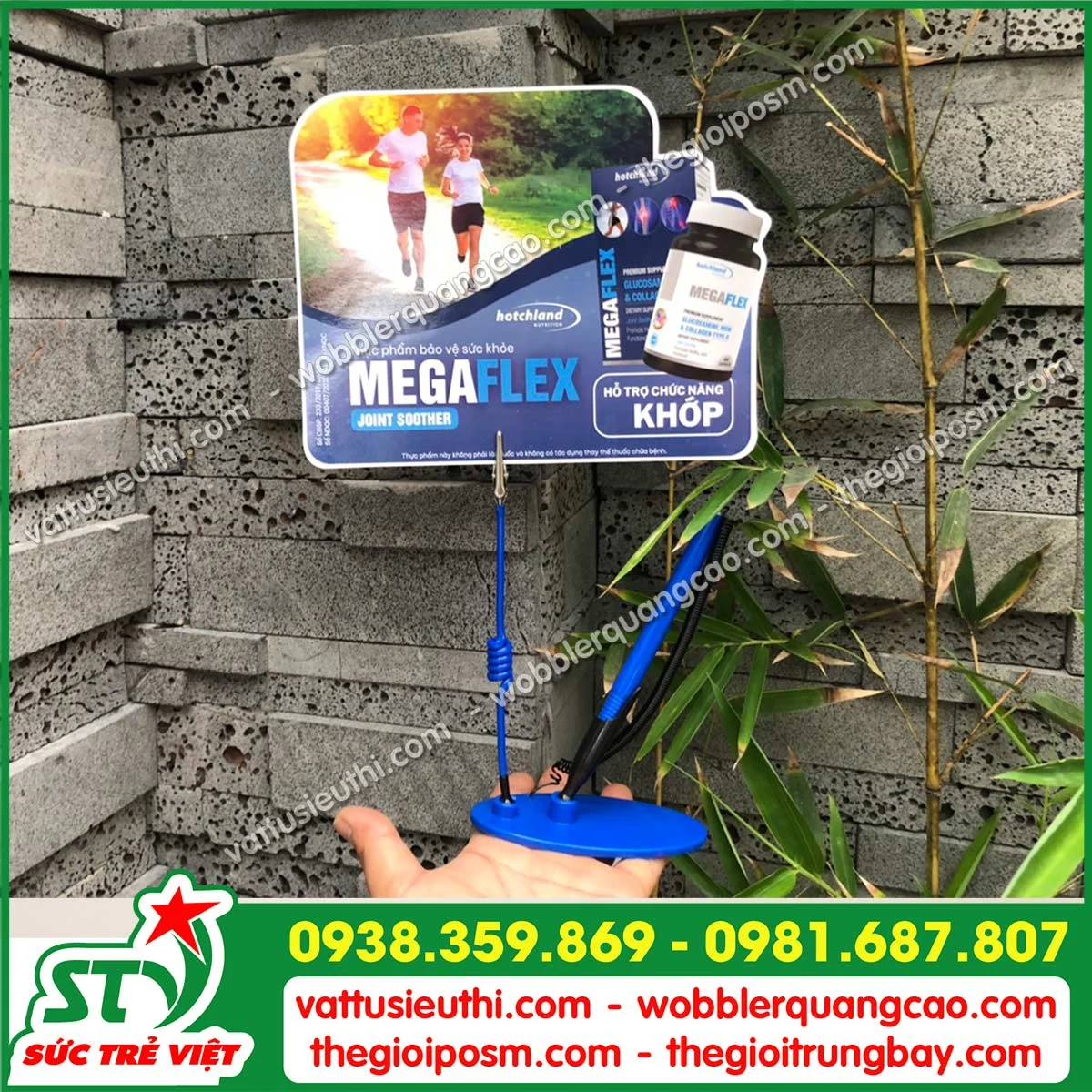 Wobbler lò xo để bàn có bút STV6821
