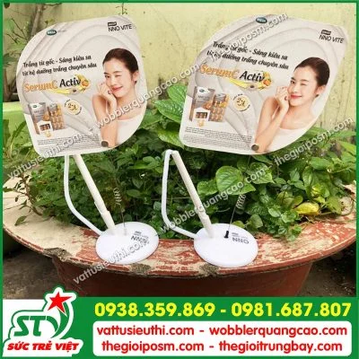 Wobbler để bàn có viết STV6838